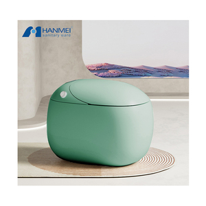 Inodoro de una pieza de cerámica sifónica ecológico de montaje en suelo con tanque oculto y salida en S para baño, América del Norte - Product Image 2