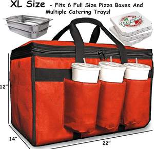 Sac de livraison de nourriture isotherme personnalisé Deliveroo, sac à dos de livraison de pizza, sac isotherme souple avec pieds en plastique - Product Image 3