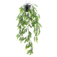Tizen vente en gros décoration murale vignes de raisin extérieur feuillage artificiel en plastique plantes suspendues