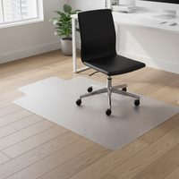 Protecteur de sol antidérapant pour chaise de bureau, pour la maison, le bureau et l'espace de travail, tapis de chaise transparent durable