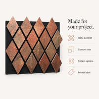 Panneau mural acoustique résistant au feu, stable, moderne, élégant, absorbant le son, pour la décoration intérieure