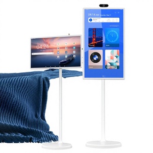 ทีวีสมาร์ทหน้าจอสัมผัส LED HD1080 หลายขนาด รองรับการเชื่อมต่อไร้สายสำหรับกล้องภายนอกแบบพกพา ปรับได้ สีขาว ขนาด 24 นิ้ว - Product Image 1