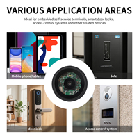 EM001 Control de Acceso de Cerradura de Puerta Mini Escáner de Código QR Módulo de Escáner de Quiosco Escáner de Código de Barras 2D Integrado con Interfaz USB y COM