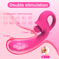 Mädchen Sexshop 2 in 1 Zunge Vibration Sex maschine stimulieren Klitoris Muschi Jueguetes Sexuelle Vibration Sexspielzeug für Frau