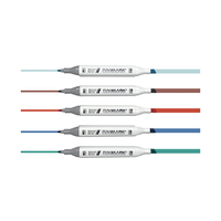 Marqueurs à alcool double pointe personnalisés OEM pour fournisseurs, 24, 48, 100, 120, 168, 262 couleurs, encre à alcool pour ombrage, contour et remplissage de couleur