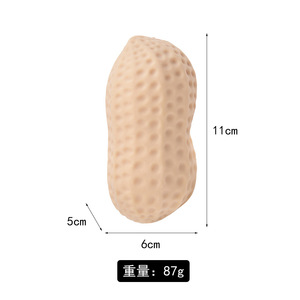 Grand jouet anti-stress en forme d'arachide, simulation réaliste, en plastique, vente en gros pour enfants, jouets pour soulager le stress - Product Image 5