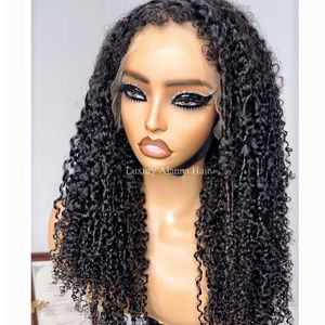 Nouveauté 2024 : Perruque Lace Front Cheveux Vierges Humains Cambodgiens Afro Crépus Kinky avec Baby Hair, Densité 200%, Voile de 13x6 ou 13x4 - Product Image 4