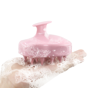 Cepillo de Silicona Suave y Colorido para Masaje del Cuero Cabelludo y Champú, para Salón de Belleza - Product Image 2