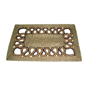 Décoration murale tissée en jonc de mer, style moderne, motif animalier, écologique, faite à la main, pour design d'intérieur, export - Product Image 4