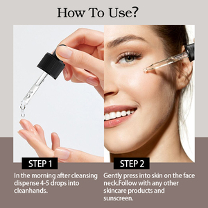 Sérum Visage 3% Acide Ferulique OEM ODM Antioxydant Éclaircissant Hydratant Raffermissant Anti-rides et Ridules - Product Image 5