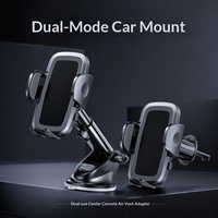Support de téléphone intelligent pour voiture flexible et réglable à 360 degrés, de haute qualité, pour pare-brise et grille d'aération