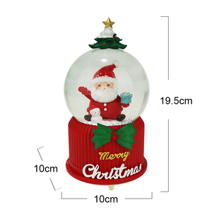 Tùy Chỉnh Nhựa Quả Cầu Tuyết Santa Claus Nước Quả Cầu Thủy Tinh Thổi Tuyết Món Quà Cây Phòng Trang Trí Món Quà Lưu Niệm Giáng Sinh Tuyết Toàn Cầu - Product Image 2
