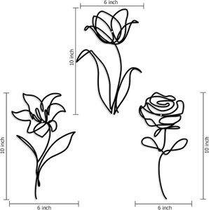 Vente chaude Simple Fer Décoration Murale Artisanat Nouveau pour <span class=keywords><strong>Amazon</strong></span> Independent Station Rose Tenture Murale <span class=keywords><strong>Bureau</strong></span> Décor & Accessoires - Product Image 4