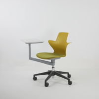Chaise d'étudiant ergonomique et écologique conforme aux normes ANSI/BIFMA, avec structure en acier, pivotante, design contemporain, base à cinq étoiles