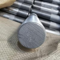 China Zinc Galvanized Carbon Steel Stud Bolt M14 M6-M50 Fully Threaded PTFE A193B7 Hex Bolt