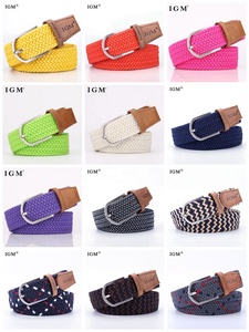 OEM ODM Disponible Moda Durable Personalizar Cinturones Elásticos Trenzados para Hombres y Mujeres - Product Image 2