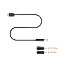 Chargeur USB Type C PD 15V 3A 45W DC 5.5mm X 2.1mm Câble d'alimentation portable pour caméra de studio et haut-parleurs à paire torsadée – En stock !