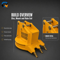 Aimant d'excavatrice QS avec moteur, fixation magnétique de levage pour excavatrices de 20-30T, manutention et recyclage de ferraille