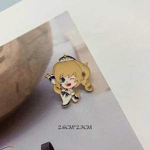 Wowei高品質漫画アニメ源信キャラクターラペルバッジメタルピンファンのための収集可能なハードエナメルピン - Product Image 2