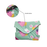 Serviettes hygiéniques réutilisables écologiques, lavables, imperméables, respirantes, en charbon de bambou, pour femmes