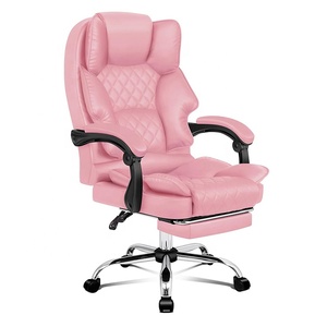 Chaise de bureau pivotante ergonomique de jeu et de direction DDP OEM avec repose-pieds et hauteur réglable, inclinable à 150° - Product Image 4
