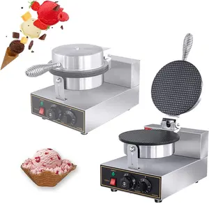 Fornitura di fabbrica macchina per Snack elettrica cono Maker/singolo Waffle Cone Baker per gelato