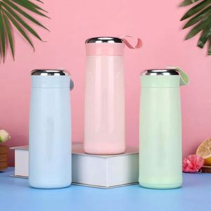 IStapromo Cadeaux Personnalisés : Bouteilles d'eau en verre 400 ml avec coque en plastique couleur et logo sur mesure - Product Image 3