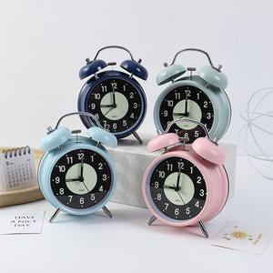 Çocuklar için Mini Vintage klasik Analog çalar saat ev dekoratif masa alarmı çalar saat - Product Image 3