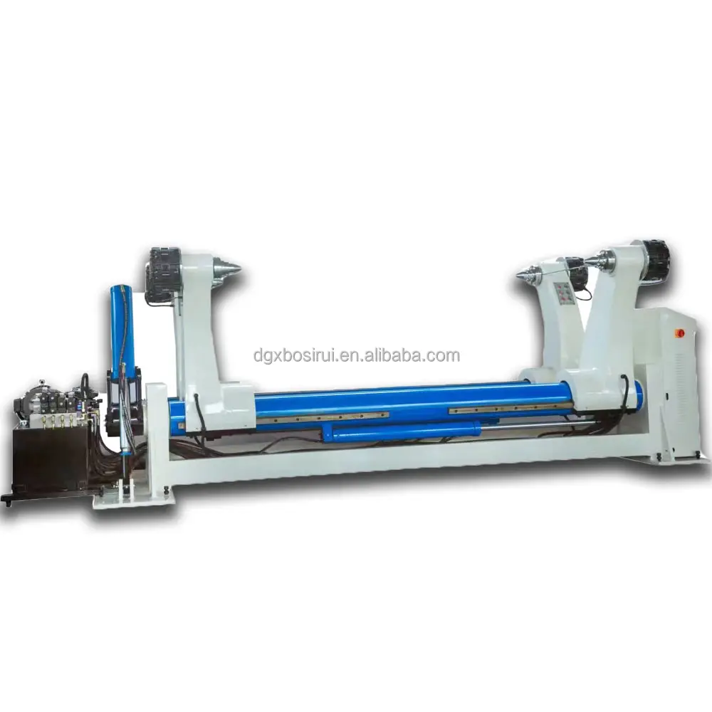 Máquinas para fazer papelão, equipamento de produção de placas de papelão ondulado, suportes de rolo para laminadores, bobinas hidráulicas