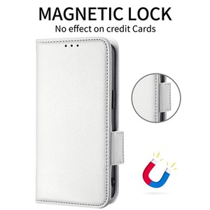 Funda de Teléfono Plegable Tipo Cartera con Hebilla Lateral y Soporte, de PU, con Diseño de Grano de Lichi, para ZTE Nubia Neo 5/Neo 5 GT/<span class=keywords><strong>RedMagic</strong></span> 11 Air, Venta al por Mayor - Product Image 2