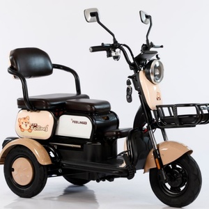 <b>Sale</b> 3-Wheel Electric Tricycle <b>Disability</b> <b>Scooter</b> with Paddles <b>for</b> Adults/Elderly 3-Speed Gears Tube Battery Rear Hub Motor - Product Image 1