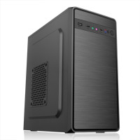Boîtier PC Gaming Micro ATX Mid Tower Meway Factory en Gros, Pas Cher, avec 2 Ventilateurs, Châssis d'Ordinateur de Bureau en Stock, Expédition Rapide