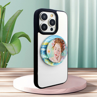 Support de Téléphone à Sublimer DIY avec Fixation Magnétique ; Film Vierge Personnalisable pour Transfert Thermique ; Accessoires de Téléphone par Sublimation