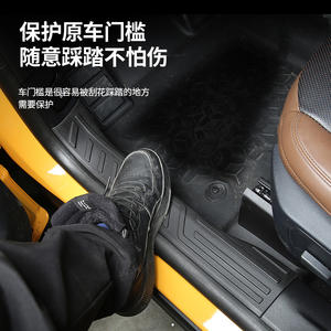 Para 2021 2022 2023 Ford Bronco Sport TPE Umbral de puerta Molde de desgaste Protector de puerta lateral <span class=keywords><strong>Pedal</strong></span> Decoración Cubierta Trim Calcomanías - Product Image 5