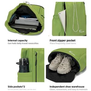 Nouveau sac de raquette de <span class=keywords><strong>badminton</strong></span>, sac de raquette de tennis, grande capacité, logo personnalisé, sports de plein air, sac à dos imperméable à cordon - Product Image 4