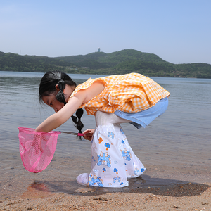 Diskon besar penutup sepatu anak-anak antiair portabel antifouling kelinci lipat universal tebal kartun dinosaurus - Product Image 5