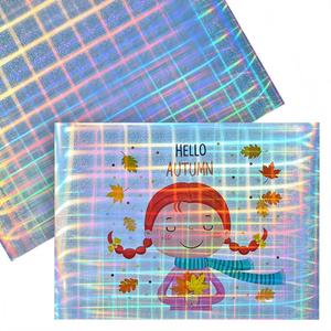 Vinyl <b>Sticker</b> <b>Paper</b> Roll for Inkjet <b>Printer</b> Holographic Fine Block Checkered <b>Sticker</b> Adhesive Labels <b>Stickers</b> Slit Roll - Product Image 5