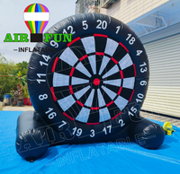 Airfun Jeu de fléchettes de football gonflable géant à usage commercial pour s'amuser dans la cour