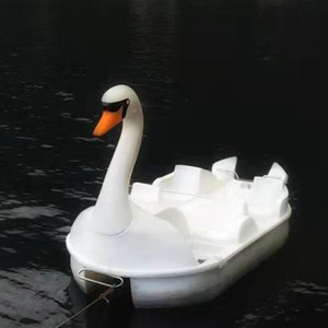 2/4-person Boat Park Play Fiberglass Cartoon Water Bike Pleasure Boat, Tool Pedal Boat - Product Image 2