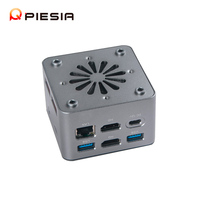 Mini PC Nuc Pequeño, Intel N100 N95 N300, 1 LAN Integrada, 8GB 16GB RAM, NVMe SATA3.0, Barebone, Cubo, Oficina, Escritorio