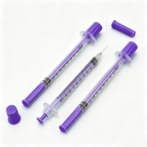 Seringues préremplies <span class=keywords><strong>31G</strong></span> 1 ml, seringues de prélèvement, seringues <span class=keywords><strong>31G</strong></span> 1 cc, seringues 5/16, seringues 5 ml et aiguilles jetables - Product Image 6