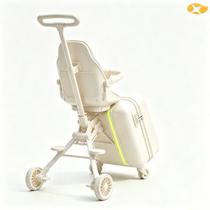 <span class=keywords><strong>Valigia</strong></span> Cavalcabile Premium Personalizzata per Bambini, Passeggino con Ruote, Trolley Comodo da Trasportare - Product Image 2