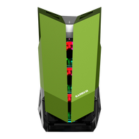 Gabinete de PC para Juegos de Escritorio con Forma Inusual Personalizada, Torre ATX Grande de Vidrio, Carcasa para Computadora