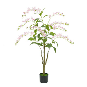 Plante verte d'intérieur pour la décoration de la maison, plante de <span class=keywords><strong>jasmin</strong></span> suspendue en pot, plante décorative pour les maisons d'hôtes et les hôtels, plante verte artificielle - Product Image 5