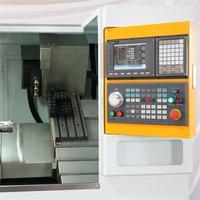 Torno CNC Horizontal de Servicio Mediano PRCS de 600 mm, Cama Inclinada SYNTEC GSK, Sistema Programable PR36 con Herramientas Metálicas de Alta Velocidad