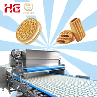Ligne de production industrielle de biscuits entièrement automatique, machine à fabriquer des biscuits, solution clé en main pour usine alimentaire complète