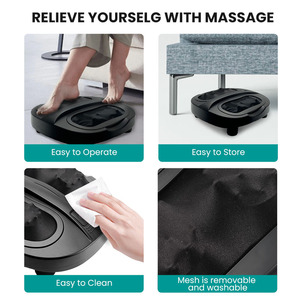 Voetschudmachine Trillingsmachine Beenroller Massageapparaat Vibrerende Verwarmde Voetmassage Machine - Product Image 6