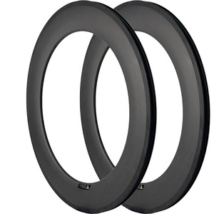 Roues <span class=keywords><strong>de</strong></span> vélo <span class=keywords><strong>de</strong></span> piste, roues <span class=keywords><strong>de</strong></span> vélo <span class=keywords><strong>de</strong></span> route en carbone, <span class=keywords><strong>roue</strong></span> à vitesses fixes 88 mm, en fibre <span class=keywords><strong>de</strong></span> carbone - Product Image 1