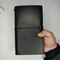 Nouveau carnet de voyage multifonctionnel en cuir PU, couverture souple A6 rétro, Journal intime, vente en gros, bloc-notes vierge