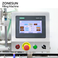 ZONESUN ZS-VTZL100 automatique 6 têtes bouteille en verre whisky rhum gravité débordement liquide niveau Machine de remplissage avec pompe de remplissage